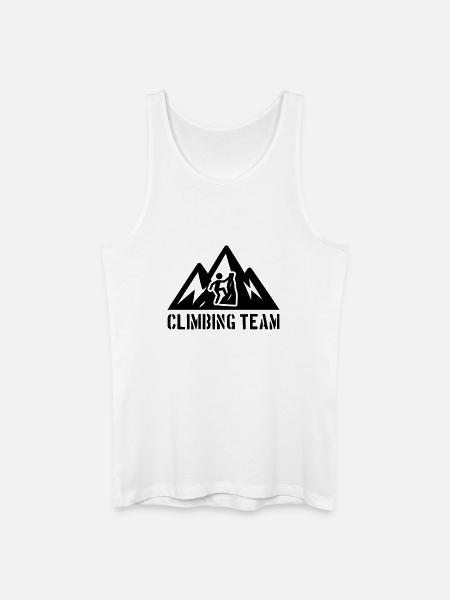 Alpinisme de l’équipe Mountains - Débardeur bio Homme - blanc