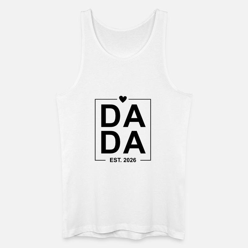Dada gegründet 2026 - Männer Bio Tank Top - Weiß