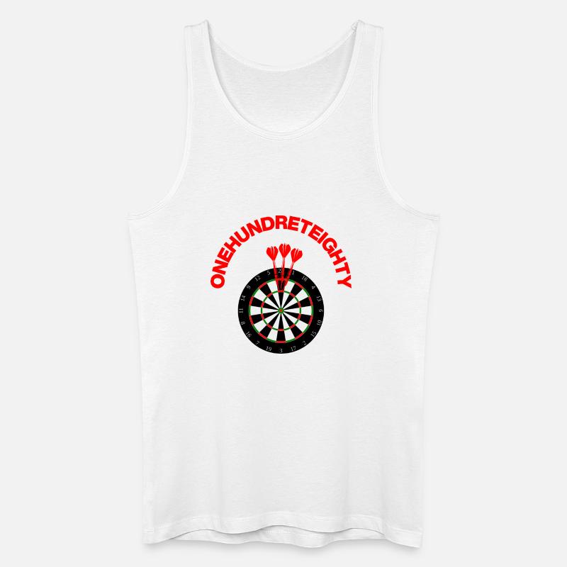 ONEHUNDRETEIGHTY, One Hundred Eighty, Caller - Männer Bio Tank Top - Weiß