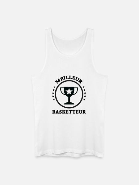 Best Basketball Player - Men’s Organic Tank Top - white