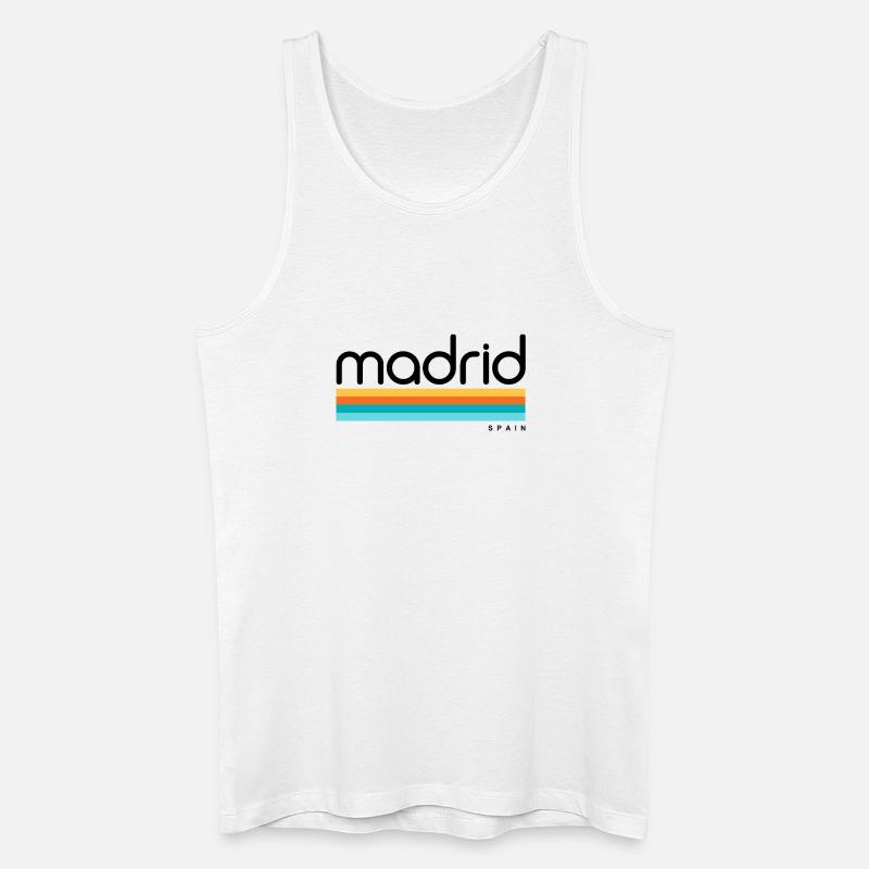 Madrid - Spain - Spanien - Espana - Männer Bio Tank Top - Weiß