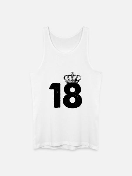 18 Crowns - Men’s Organic Tank Top - white