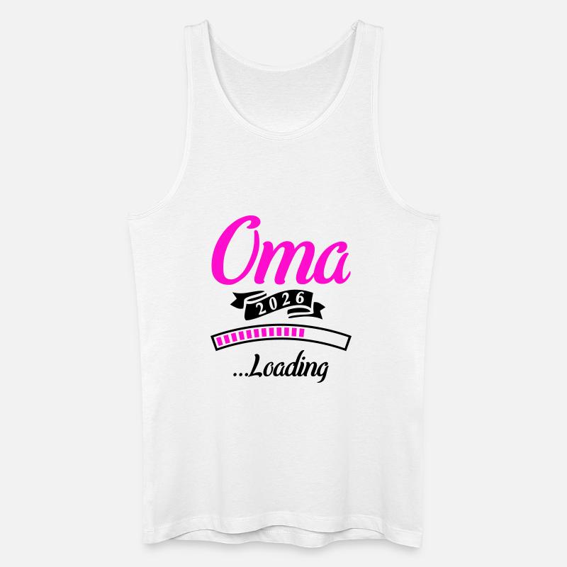 Oma 2026 Loading  - Männer Bio Tank Top - Weiß