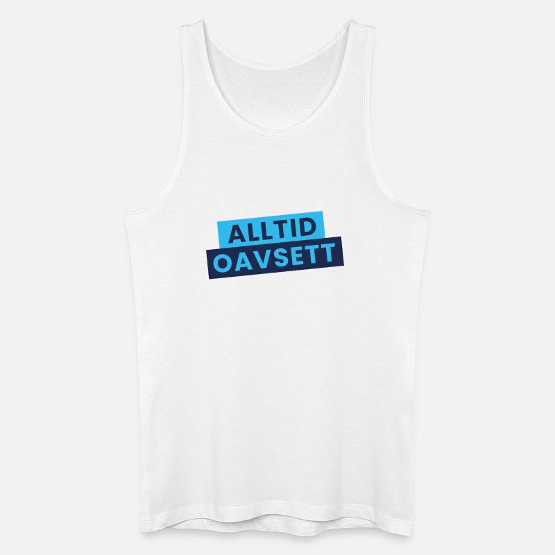 Immer unabhängig – stilvolle Aussage - Männer Bio Tank Top - Weiß