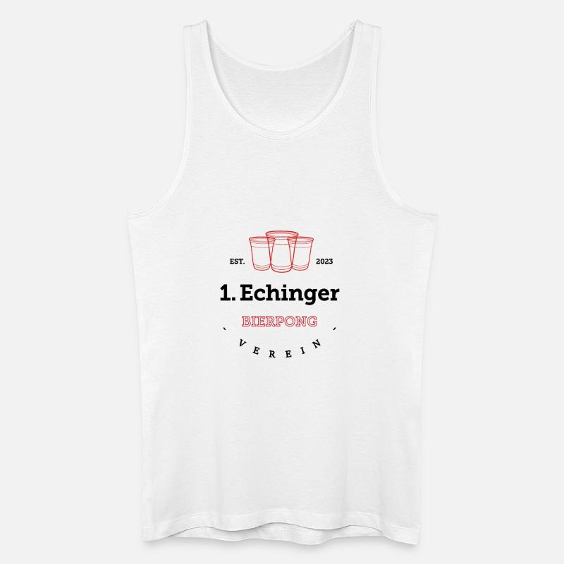 1.EBV Logo - Männer Bio Tank Top - Weiß