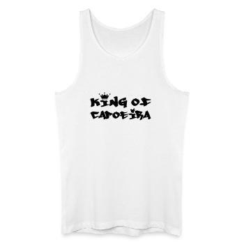 Le Roi de la Capoeira - Débardeur bio Homme - blanc - Devant