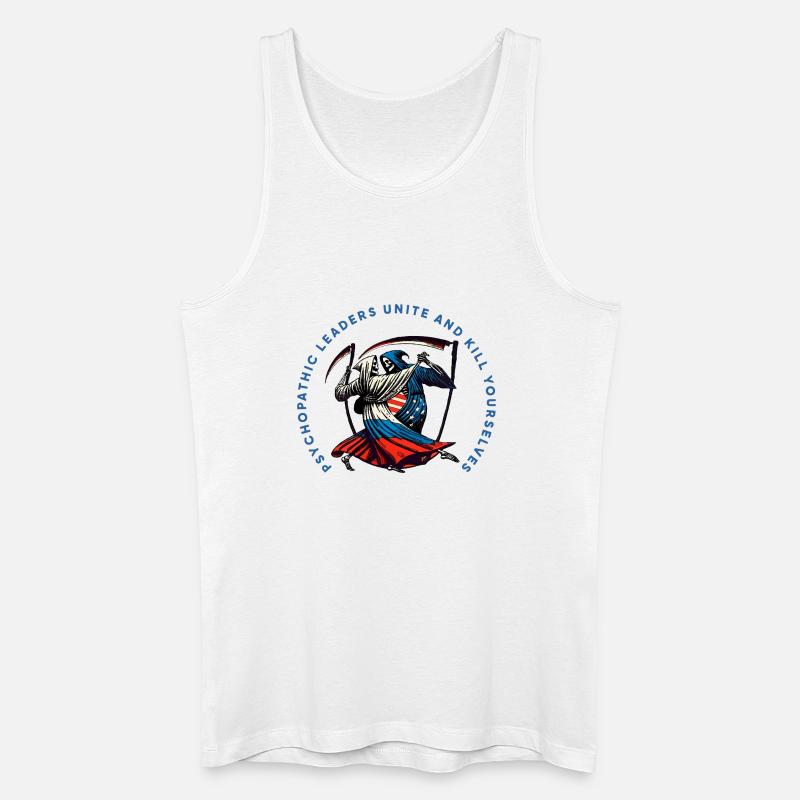 Tango der Sensenmänner - Männer Bio Tank Top - Weiß
