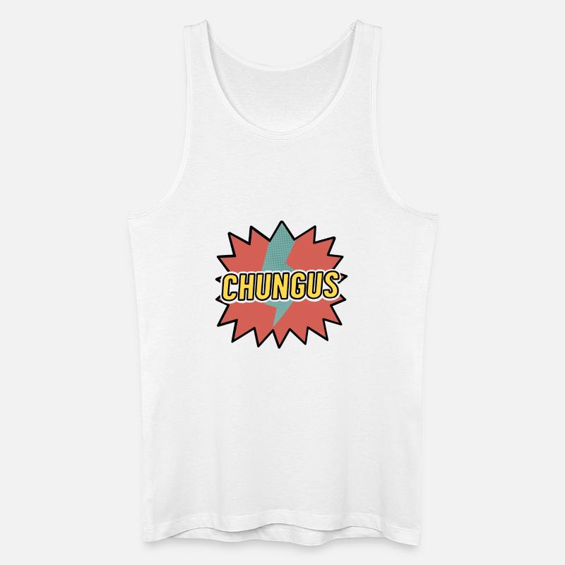 Chungus - Männer Bio Tank Top - Weiß