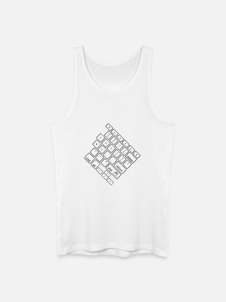shit - Men’s Organic Tank Top - white