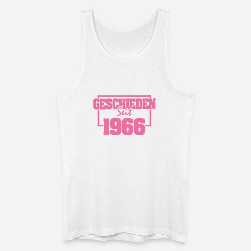 Single 1966 - Männer Bio Tank Top - Weiß