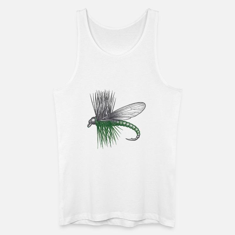Der Master's Fly - Männer Bio Tank Top - Weiß