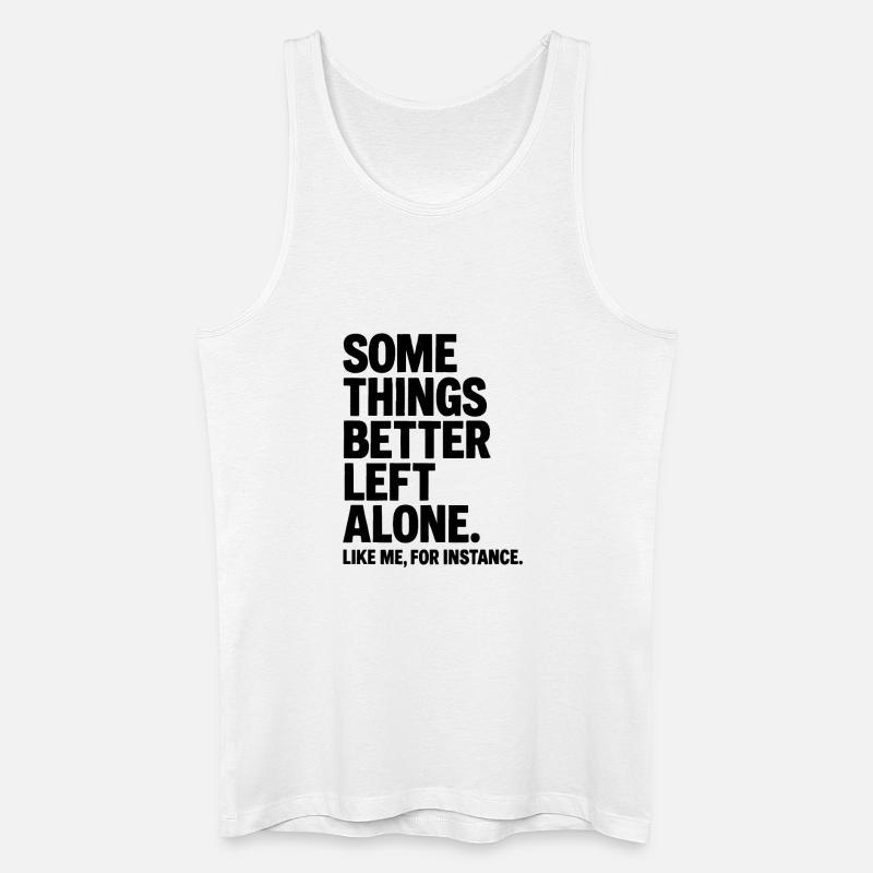 Lustiger Spruch Introvertierte Nerds Geschenkidee - Männer Bio Tank Top - Weiß