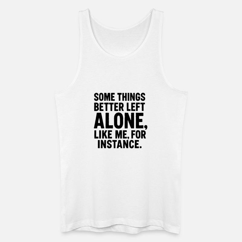 Lustiger Spruch Introvertierte Nerds Geschenkidee - Männer Bio Tank Top - Weiß