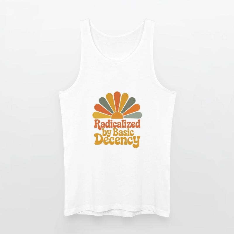 Radicalized by Basic Decency Männer Bio Tank Top
