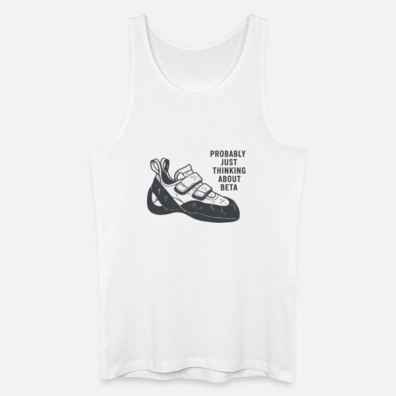 Beta Thought Sneaker Tee - Männer Bio Tank Top - Weiß