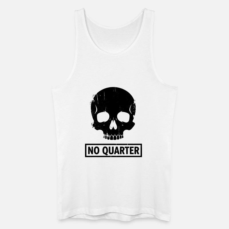 Keine Gnade wird gewährt - Männer Bio Tank Top - Weiß