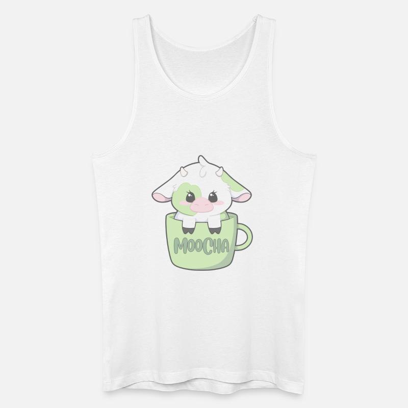 moocha - Männer Bio Tank Top - Weiß