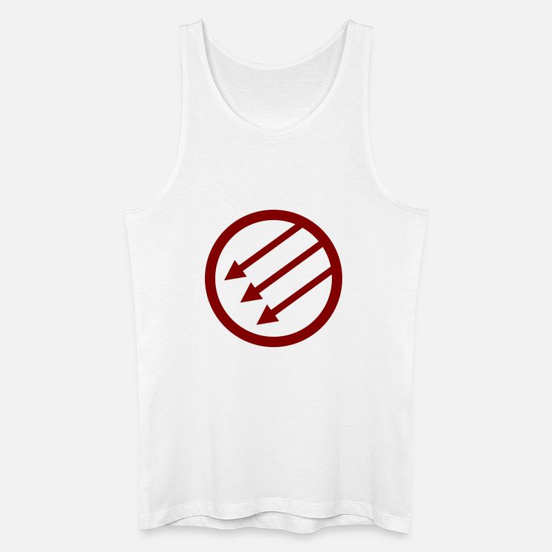 Iron Front / Eiserne Front / Järnfronten - Männer Bio Tank Top - Weiß