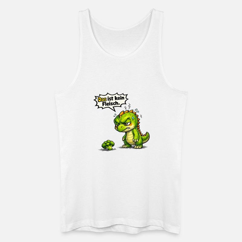 Lustiger Spruch Outfit Statement Motiv - Männer Bio Tank Top - Weiß