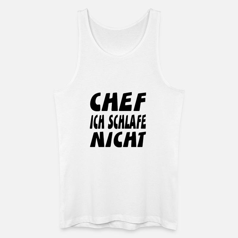 Chef - Männer Bio Tank Top - Weiß