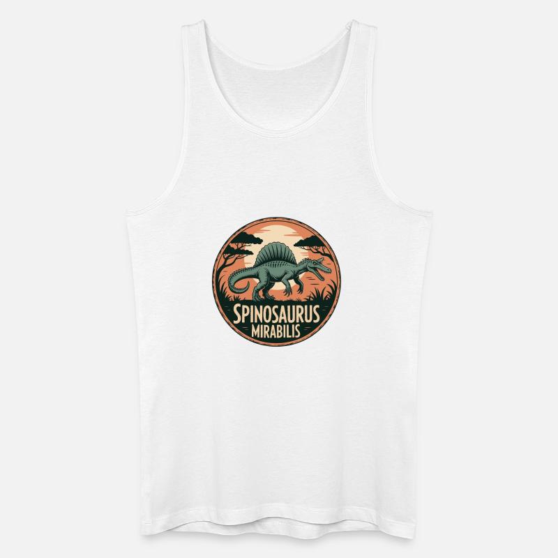 Neue Spinosaurus Mirabilis 2026 Entdeckung - Männer Bio Tank Top - Weiß