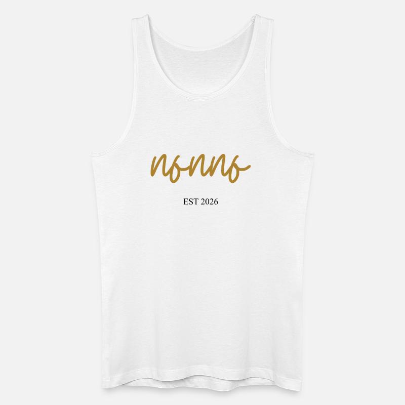 nonno est 2026 - Männer Bio Tank Top - Weiß