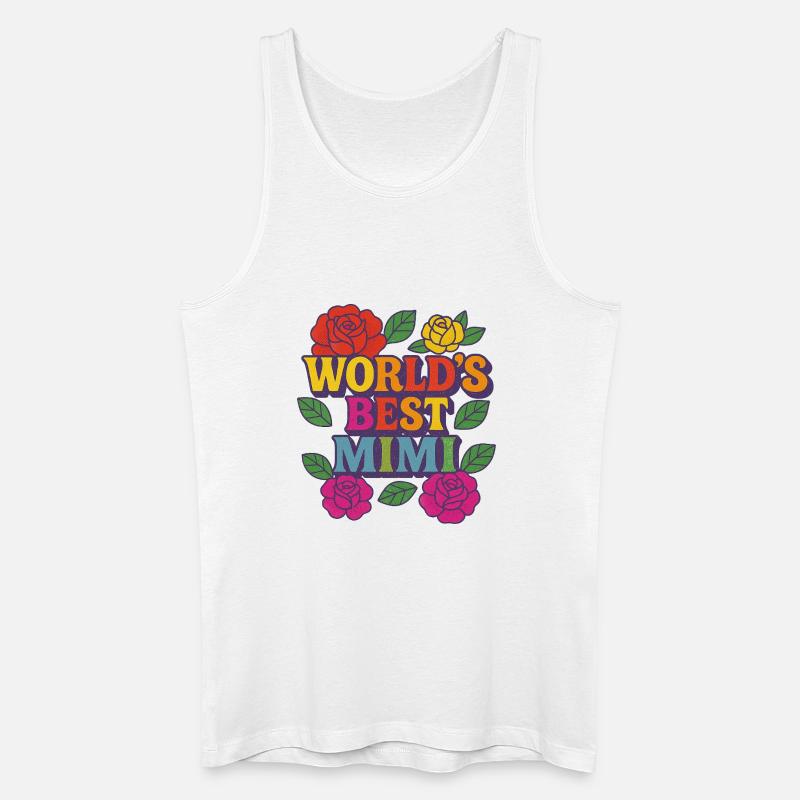 Die beste Mutter der Welt - Männer Bio Tank Top - Weiß