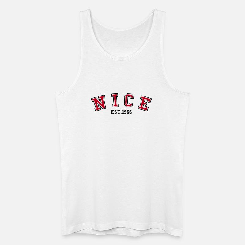 Nice, gegründet 1966 - Männer Bio Tank Top - Weiß