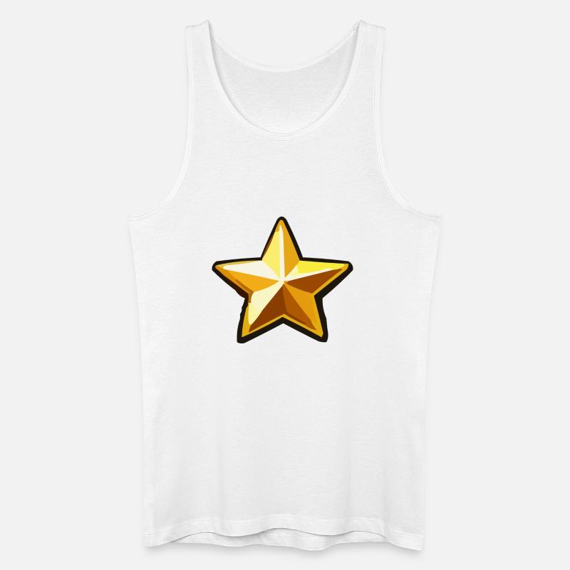 stern - Männer Bio Tank Top - Weiß