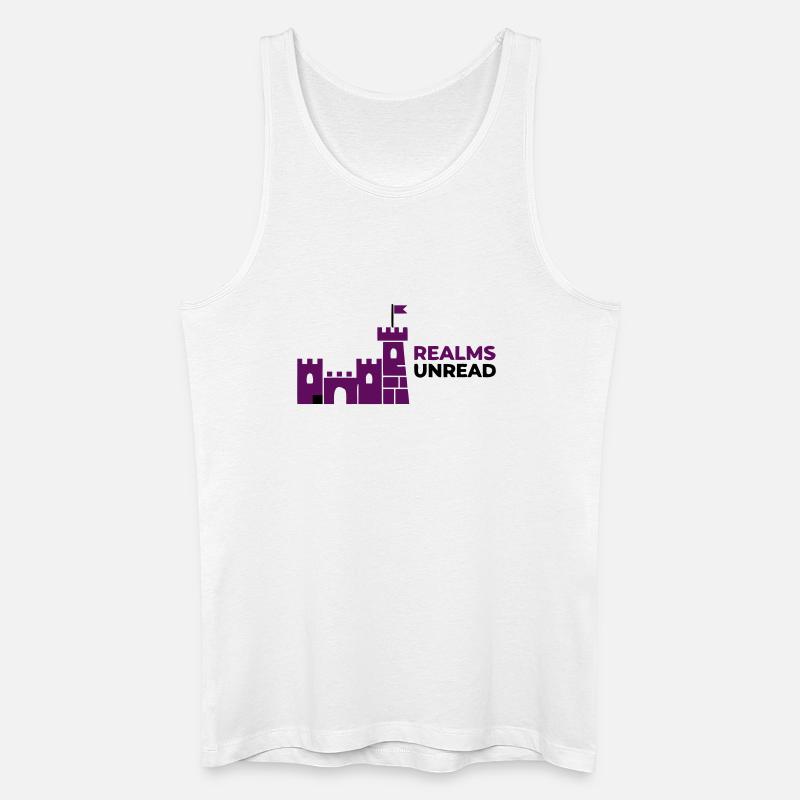 Burg Schloss Realms Unread - Männer Bio Tank Top - Weiß