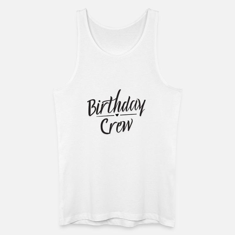 Birthday Crew - Men’s Organic Tank Top - white