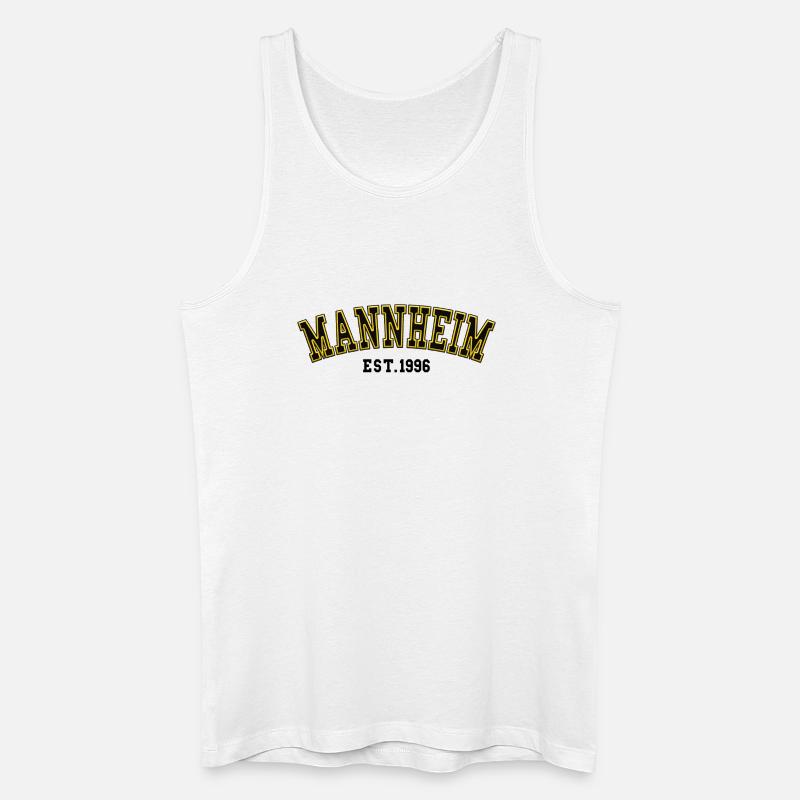 Mannheim gegründet 1996 - Männer Bio Tank Top - Weiß