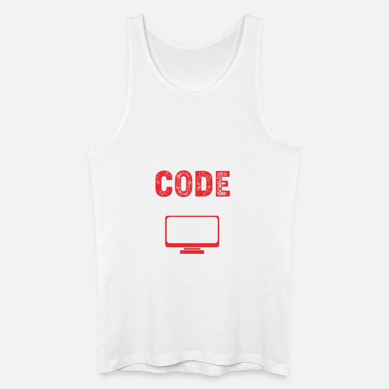 Medizin Coder - Männer Bio Tank Top - Weiß