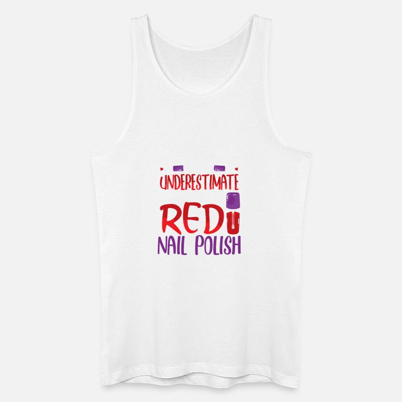 Nageldesigner Nageldesignerin Kosmetik Nagelstudio - Männer Bio Tank Top - Weiß