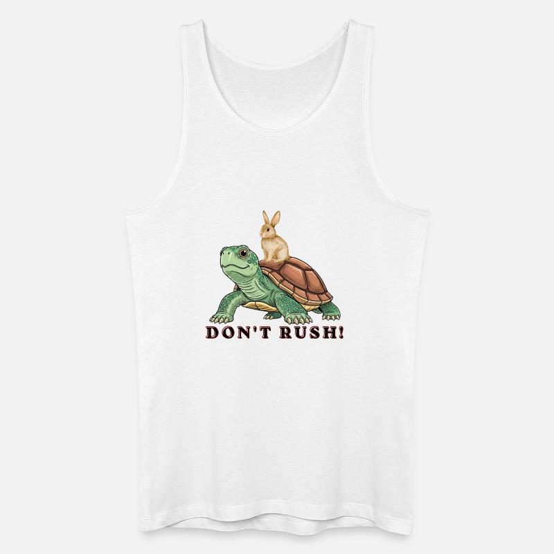 Lass dir Zeit! - Männer Bio Tank Top - Weiß