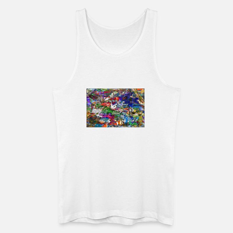 jklajggejrdatschj - Männer Bio Tank Top - Weiß