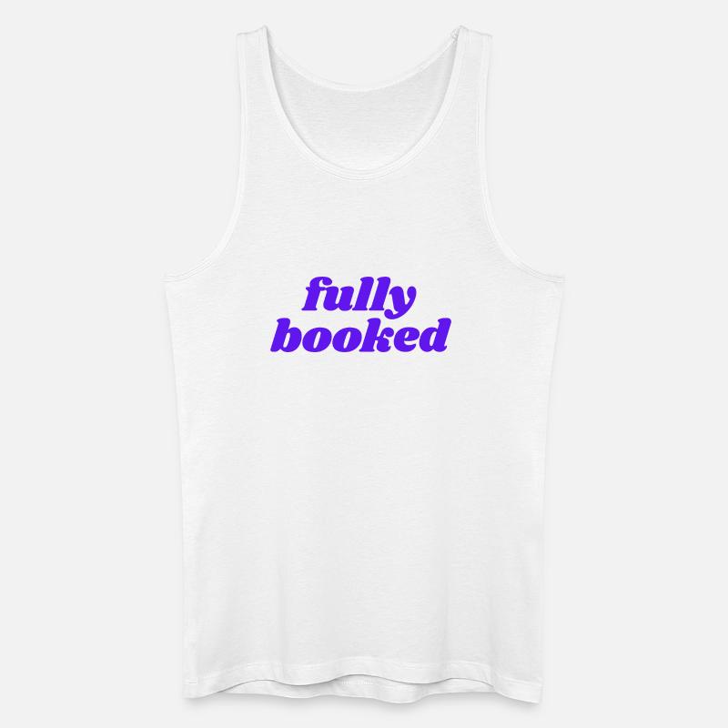 fully booked - Männer Bio Tank Top - Weiß