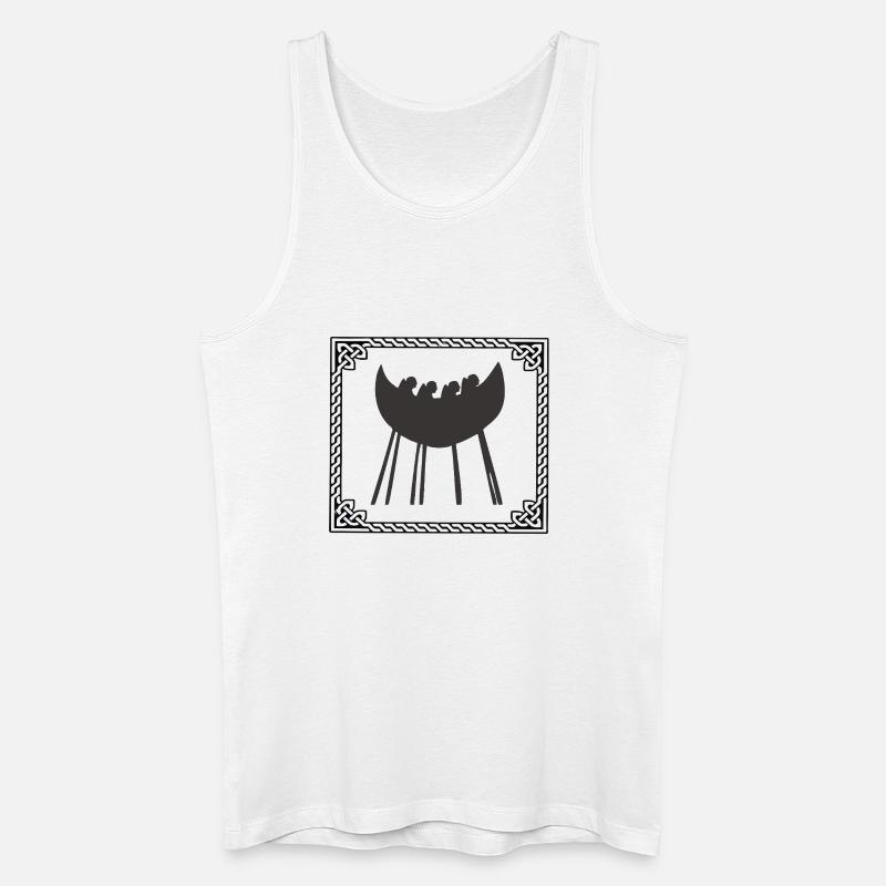 Caherciveen-Boot - Männer Bio Tank Top - Weiß