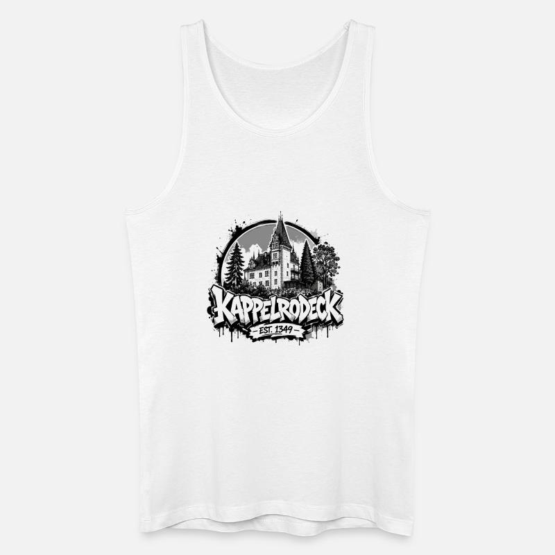 Kappelrodeck Schloss 1349 - Männer Bio Tank Top - Weiß