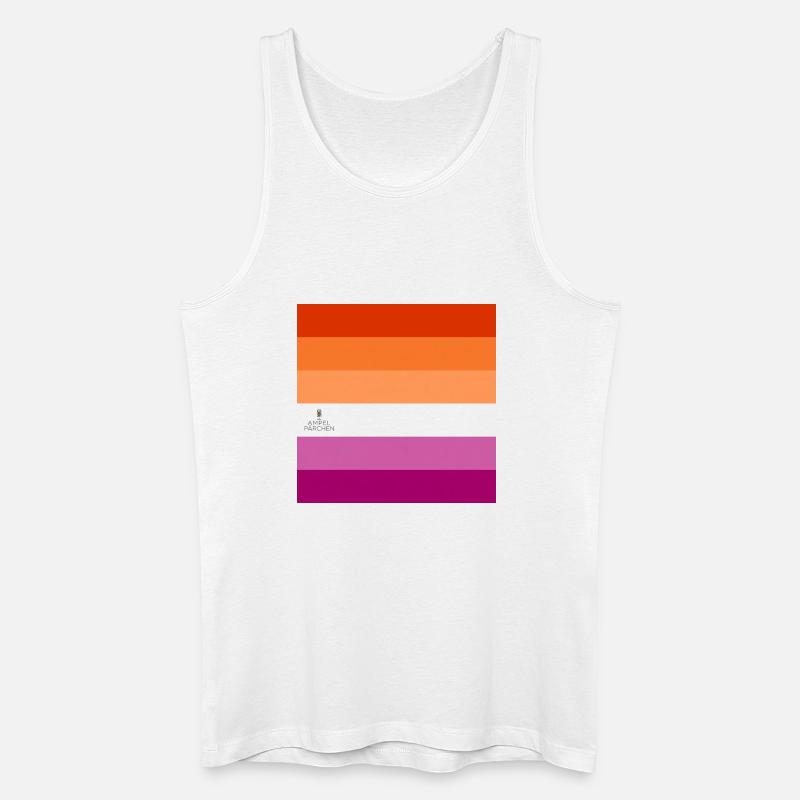 Lesbian Visibility - Männer Bio Tank Top - Weiß