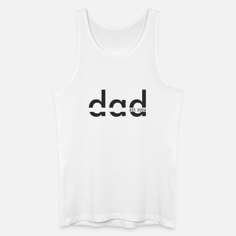 Dead EST 2026 Graphic - Männer Bio Tank Top - Weiß