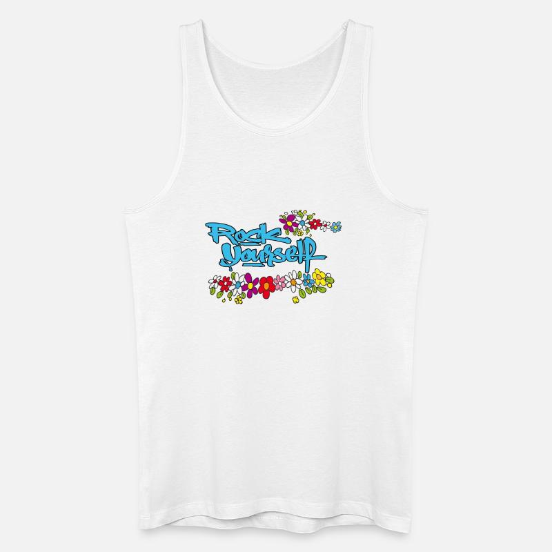 Rock Yourself  - Männer Bio Tank Top - Weiß
