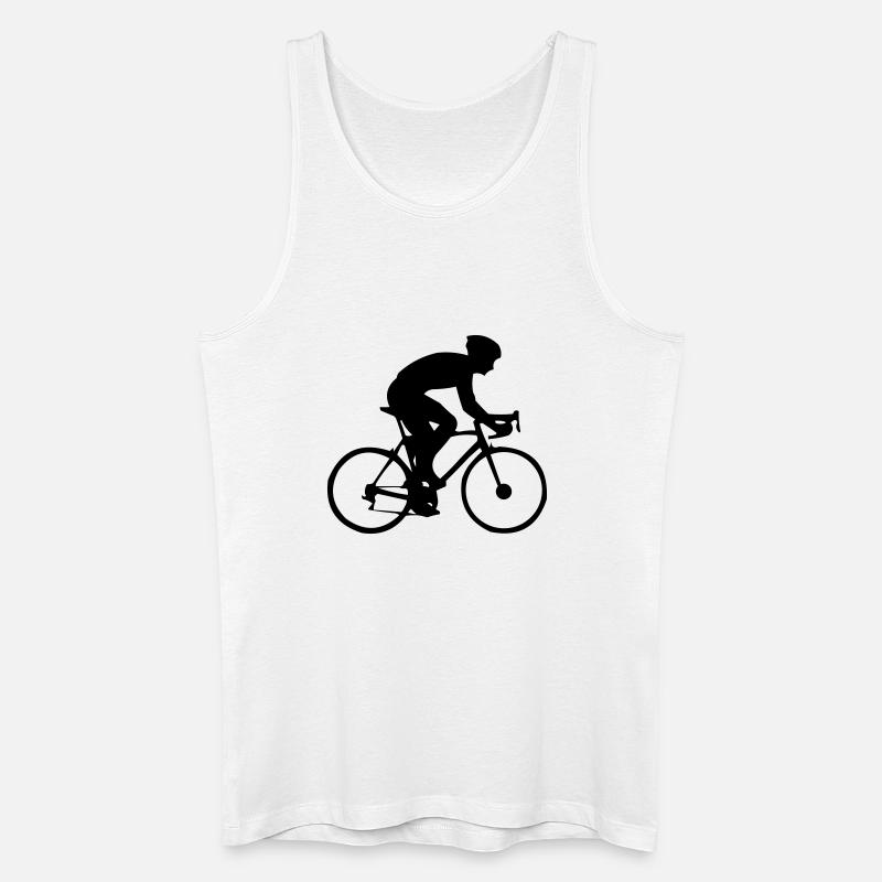Biker - Männer Bio Tank Top - Weiß
