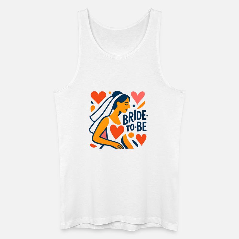 Bride to be - Männer Bio Tank Top - Weiß