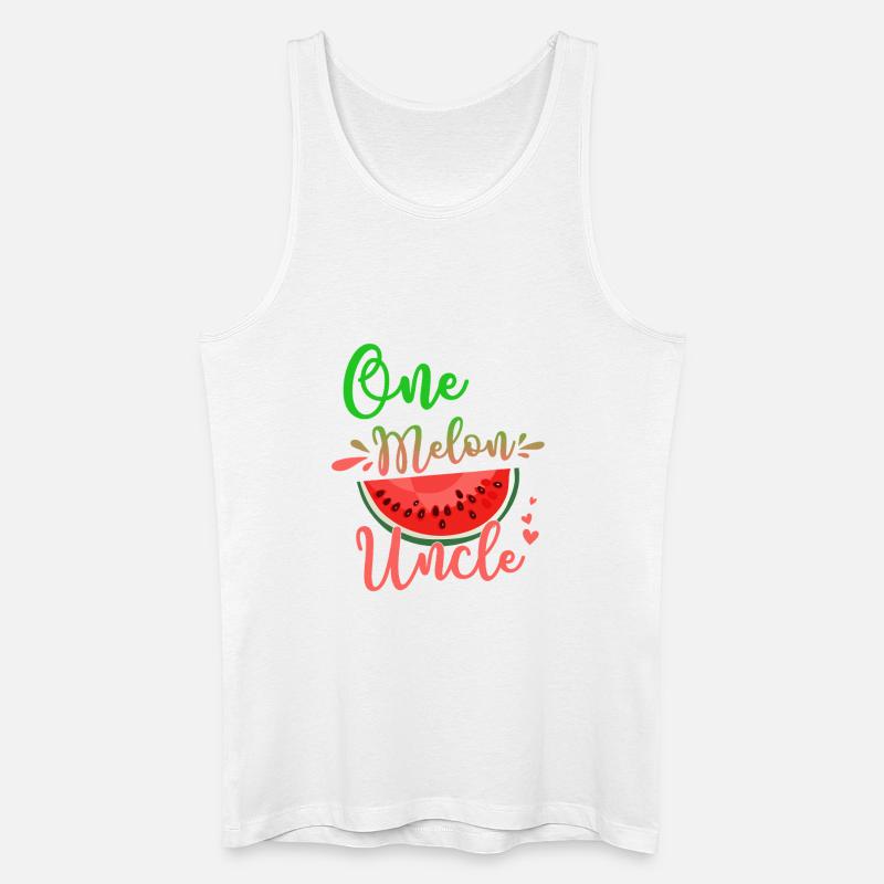 Ein Onkel in einer Melone - Männer Bio Tank Top - Weiß