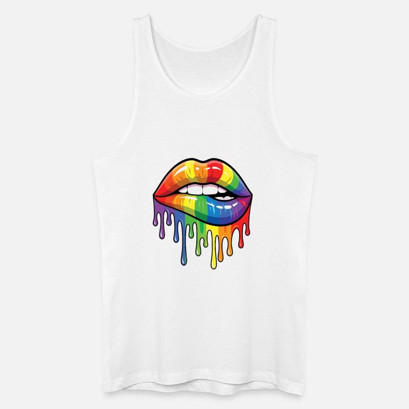 Pride Month LGBT – Stolz! - Männer Bio Tank Top - Weiß
