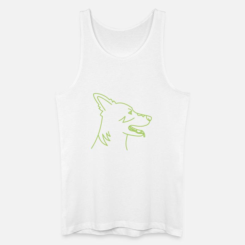 AmarokGeist - Männer Bio Tank Top - Weiß