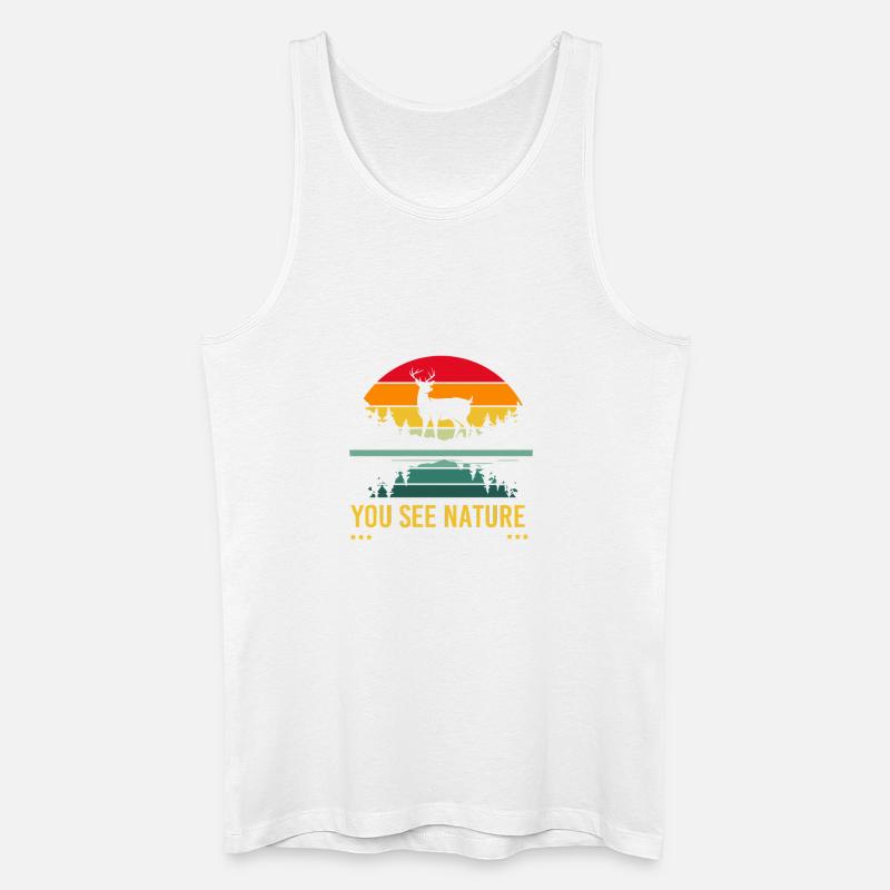 Bogen Bogenschütze Bogenschießen - Männer Bio Tank Top - Weiß