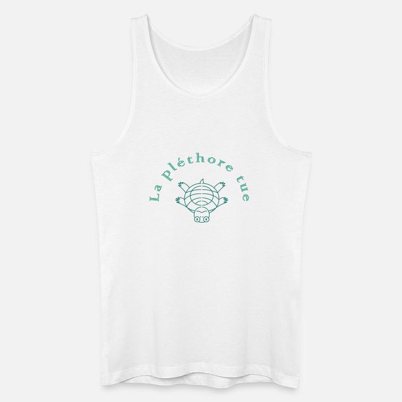 Der Grüne Killer Plethora - Männer Bio Tank Top - Weiß