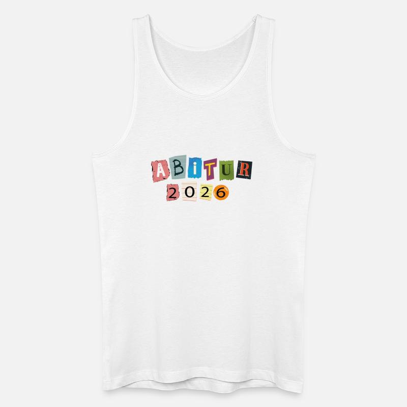 Abitur 2026 - Männer Bio Tank Top - Weiß